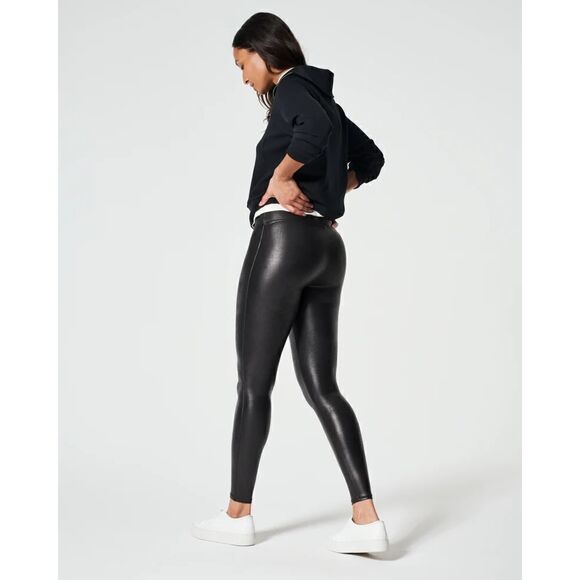 Spanx Faux Leather Leggings - XS - Picture 3 of 10
